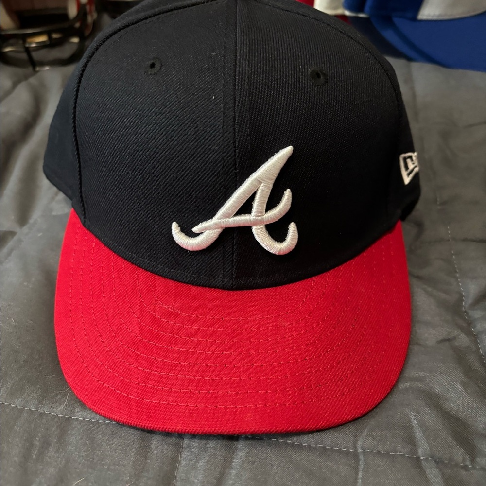 Atlanta Braves 5950 New Era Fitted Cap (Home) size 7 3/8